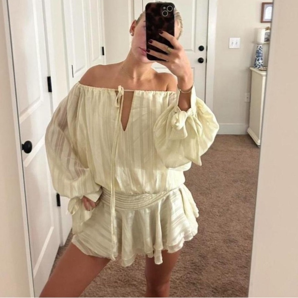 Peppermayo Cream Dress